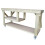 (7ft, Standard Legs) Wooden MDF Workbench With Half Shelf For Multi Storage 3
