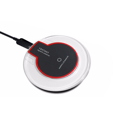 (Black) Qi Wireless Charger Pad For Android and iPhone