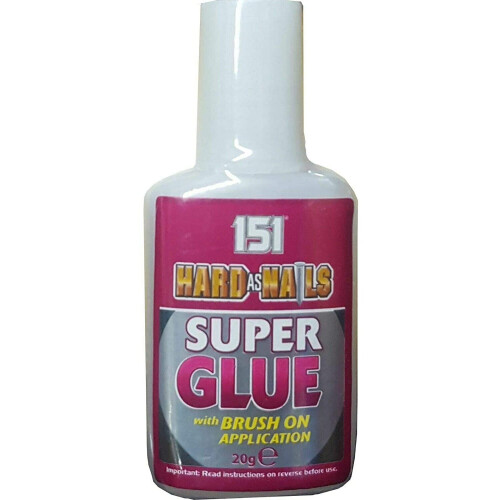 Hard As Nails Superglue With Brush 20g