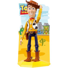 Disney Klip Kitz Toy Story Sheriff Woody - Snap-Fit, Locking Key, Rebuildable, Paint-Free Figure for Ages 5+