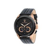 Maserati R8871612025 Traguardo Chronograph Black Dial Men's Watch