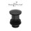 Black Full Cover Basin Waste - Unslotted 1