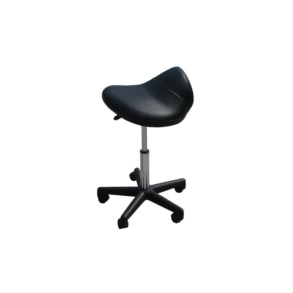 (Black) Affinity Saddle Stool