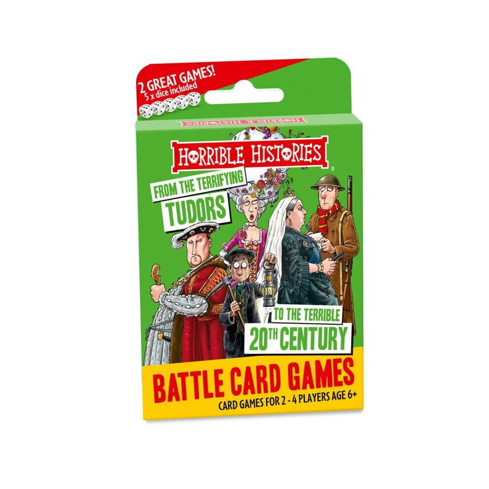 Horrible Histories Tudors Battle Card Family Game