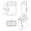 White Single Door 400 Wall Hung Vanity Unit 4