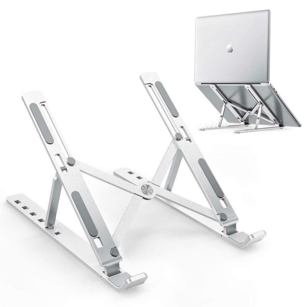 (1) Ergonomic Laptop Stand Height Adjustable Folding 5056215434340