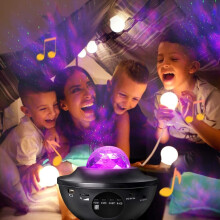 Eicaus Proyector de Luz Nocturna con Control Remoto, Altavoz Incorporado