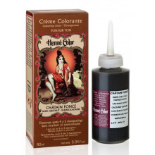 Henne Color Dark Chestnut Henna Hair Colouring Cream 90 ml