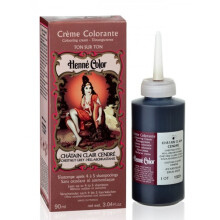 Henne Color Chestnut Grey Henna Hair Colouring Cream 90 ml