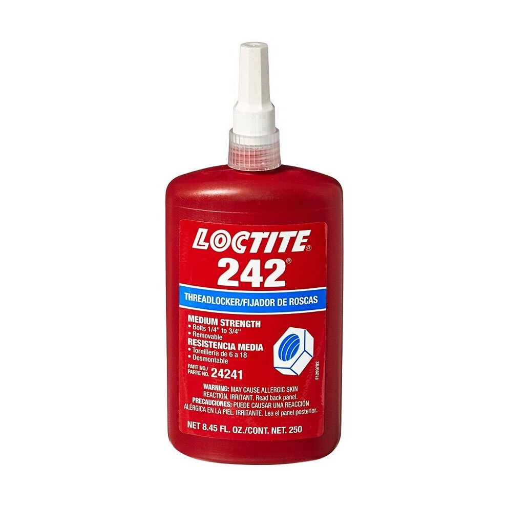 Loctite 242 Medium Strength Threadlock All Metal Adhesive Compound 250Ml