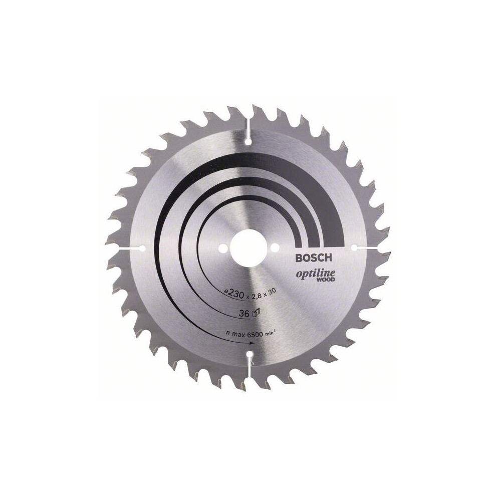 Bosch 2608640628 230 X 2.8 X 30/36 Opti Wood Circular Saw Blade Hand