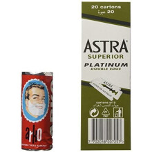 100 Astra Superior Safety Razor Blades and Arko Shaving Cream Soap Stick