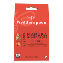 Wedderspoon, Organická Manuka Medovka, Ginger s Echinaceou, 4 oz (120 g)