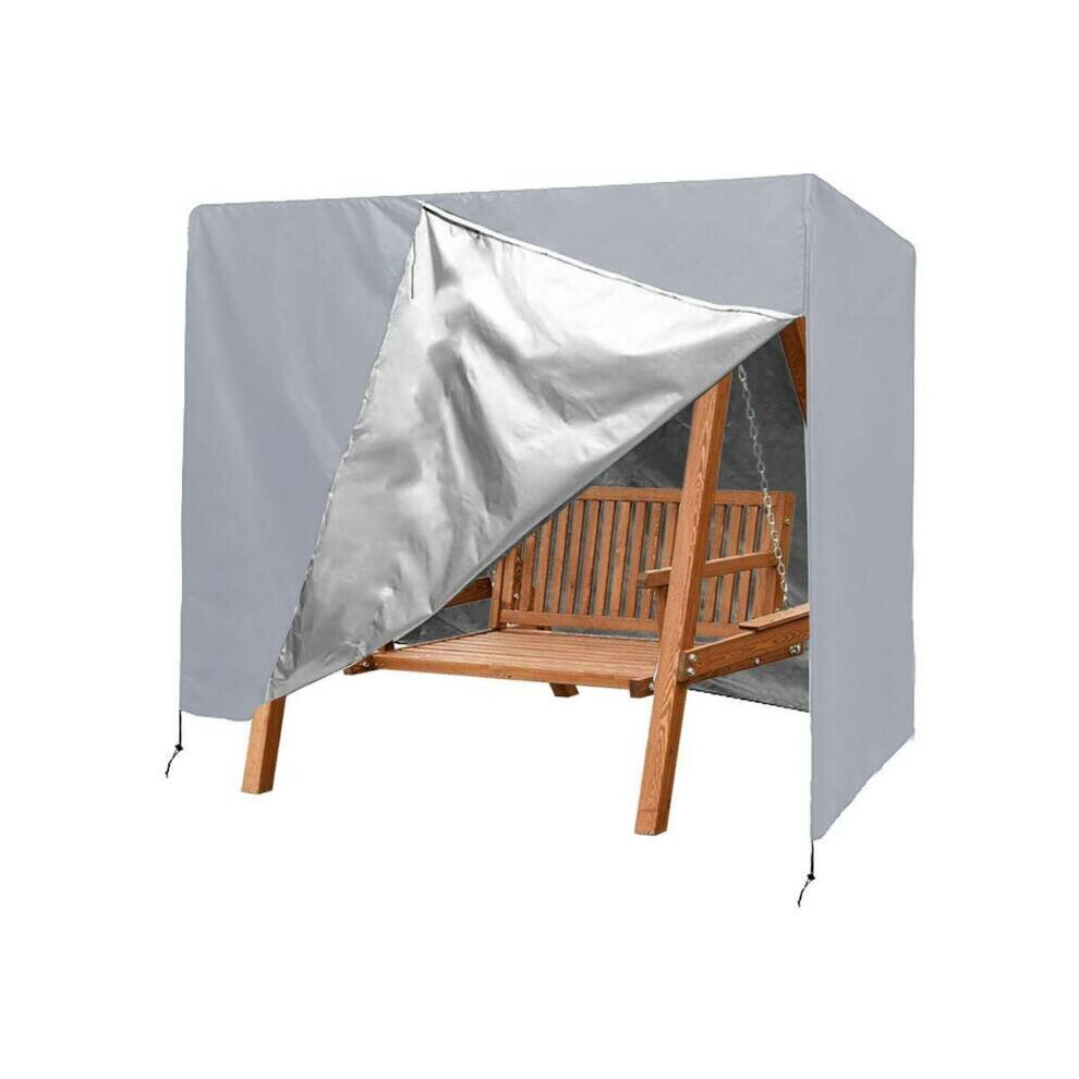 (Grey) Heavy Duty Waterproof Cover for 3 Seater Swinging Garden Hammock Swing Patio-image-OPC-P6CQQ9W-NEW