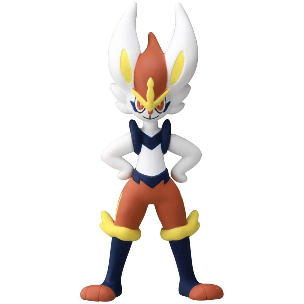 Pokemon Moncolle Cinderace MS-35 2 Inch Figurine Monster Collection