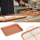 2 Pcs Copper Crisper Non-Stick Oven Mesh Baking Tray Chips Crisp 2