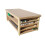 (5ft, Standard Legs) Workbench MDF Top Wide Double Shelf 3FT Depth With Side Shelving Wooden Table 3