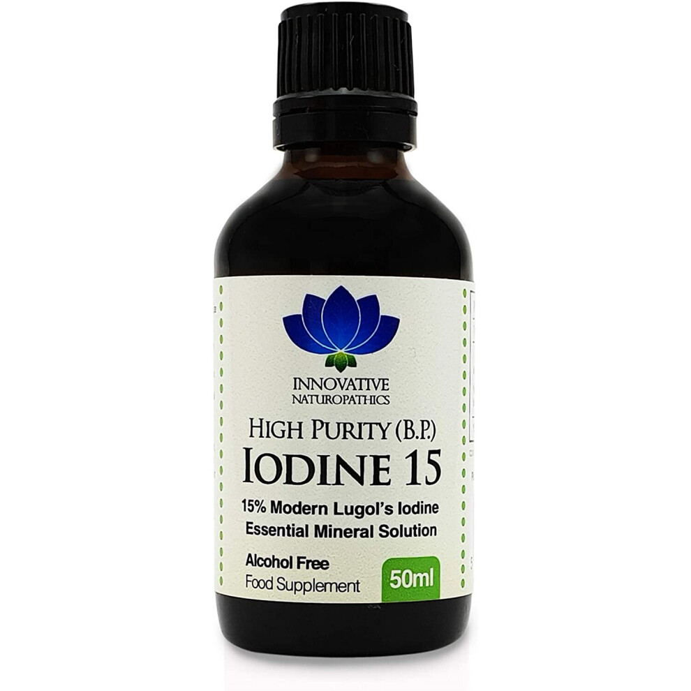 Innovative Naturopathics, 15% Lugol's Iodine Solution, 50ml