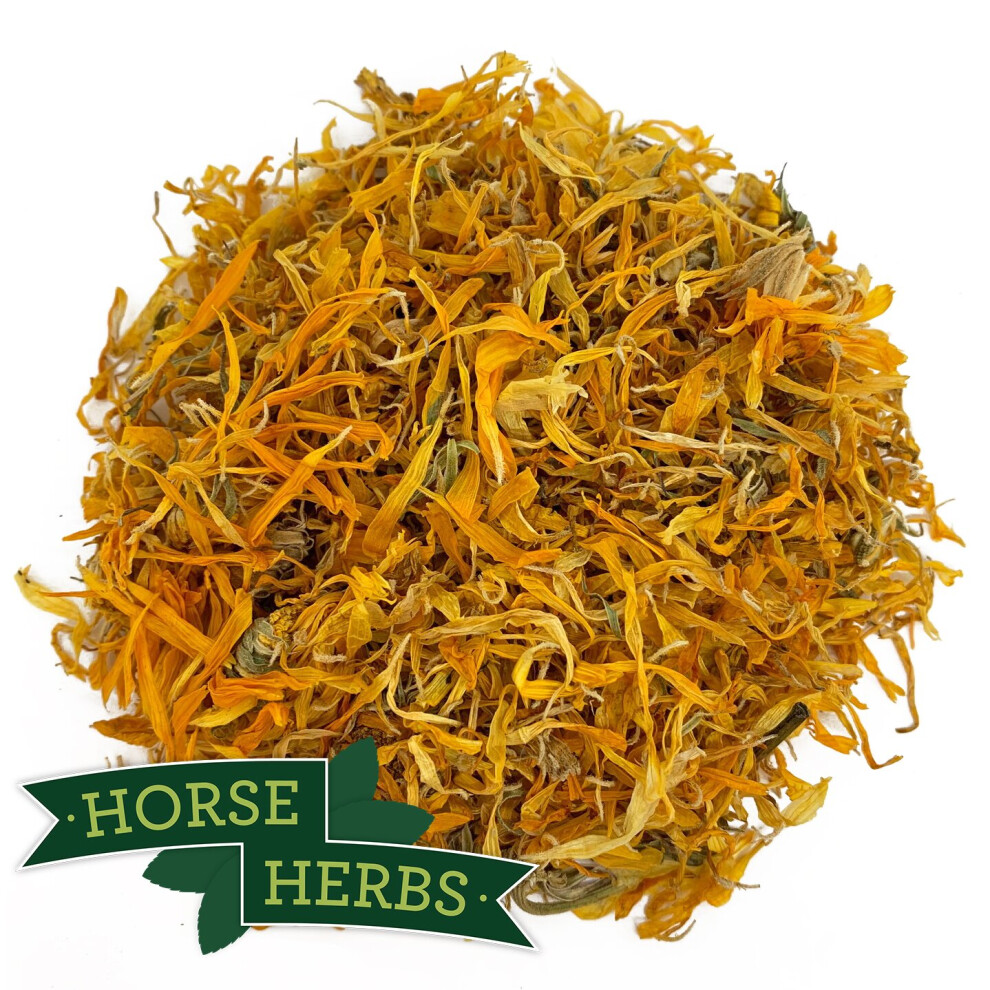Horse Herbs Marigold Flowers 1Kg - Calendular, Pony Feed Supplement, Equine