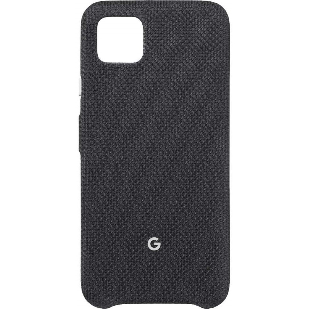 Official Google Pixel 4 Fabric Case Cover - Just Black (GA01280)