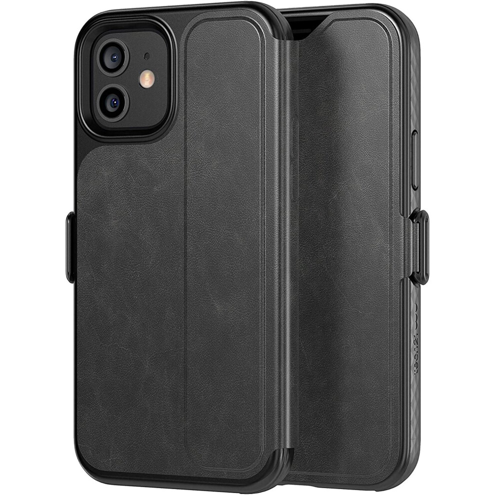 Tech21 Evo Wallet Case Cover for Apple iPhone 12/12 Pro - Black