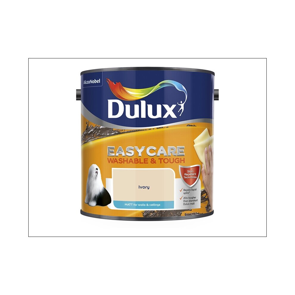 Dulux Easycare Matt Ivory 2.5L White