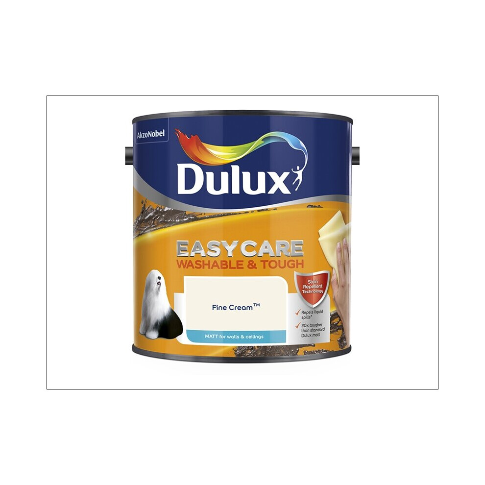 Dulux Easycare Matt Fine Cream 2.5L