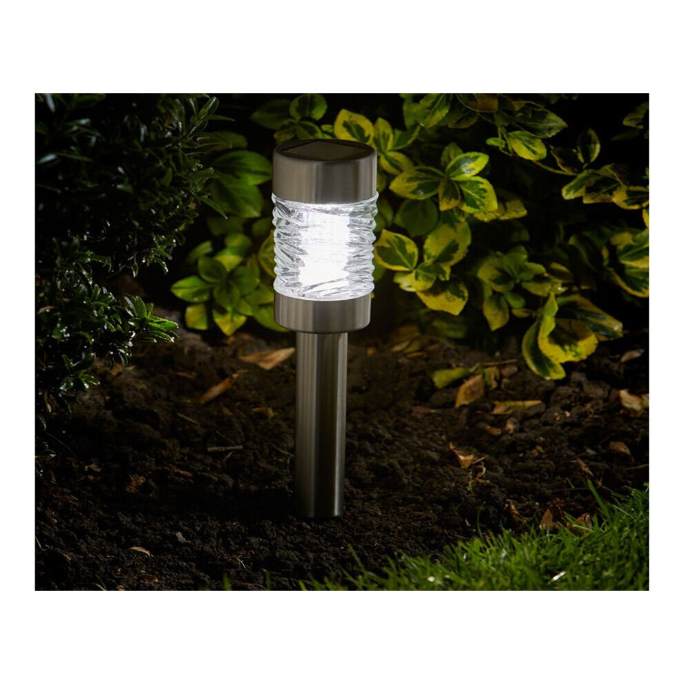 Smart Solar Martini Stake Stainless Steel X 4 1001004 Light