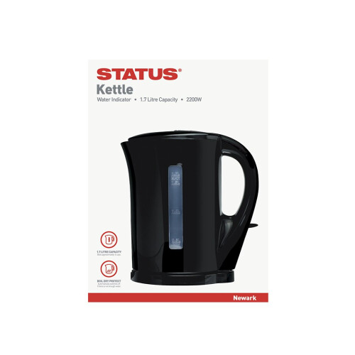 Status International Newark Kettle 1.7L Black NEWARKKETTLE