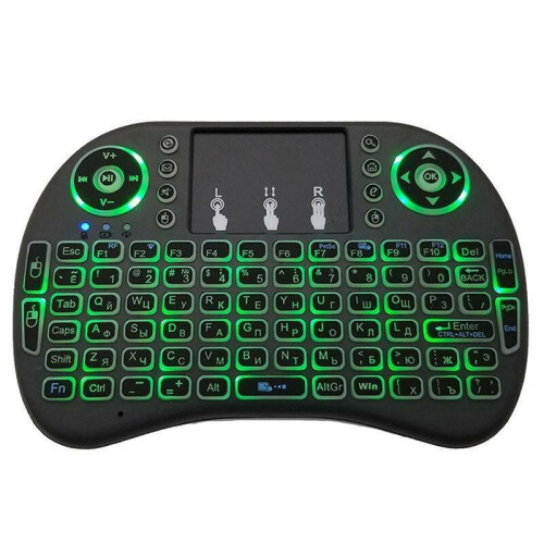 RGB Mini Portable Wireless Keyboard Touchpad For Android Smart TV Box PC Laptop 1