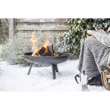 La Hacienda Pittsburgh Small Firepit, Oiled Steel