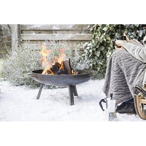 La Hacienda La Hacienda Pittsburgh Small Firepit, Oiled Steel