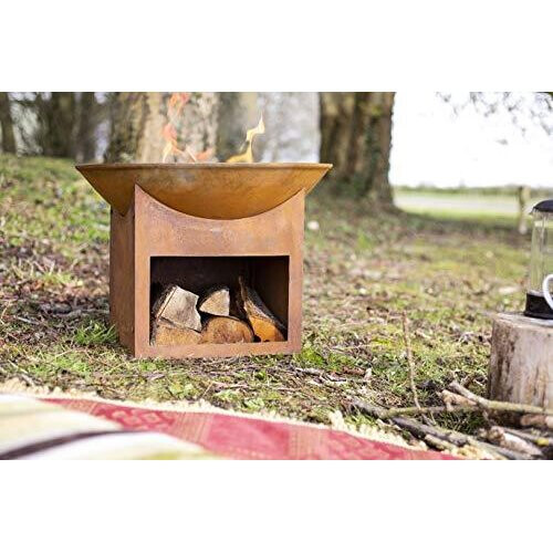 La Hacienda La Hacienda Fasa Oxidised Firepit, Natural Rusted 1