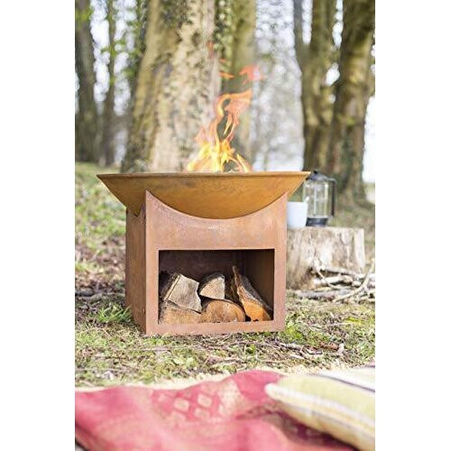 La Hacienda La Hacienda Fasa Oxidised Firepit, Natural Rusted