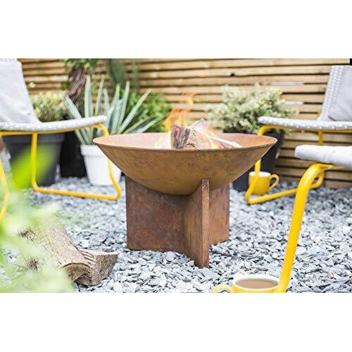 La Hacienda La Hacienda Kala Firepit, Natural Rusted 2