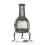 La Hacienda La Hacienda Leon Mesh Steel Chimenea Medium, Bronze Effect, 56156 7