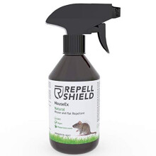 REPELL SHIELD Mouse Repellent Spray - Mouse & Rat Repellent Outdoor and Indoors - Natural Peppermint Oil Spray - Peppermint Oil Rat Repellent Altern
