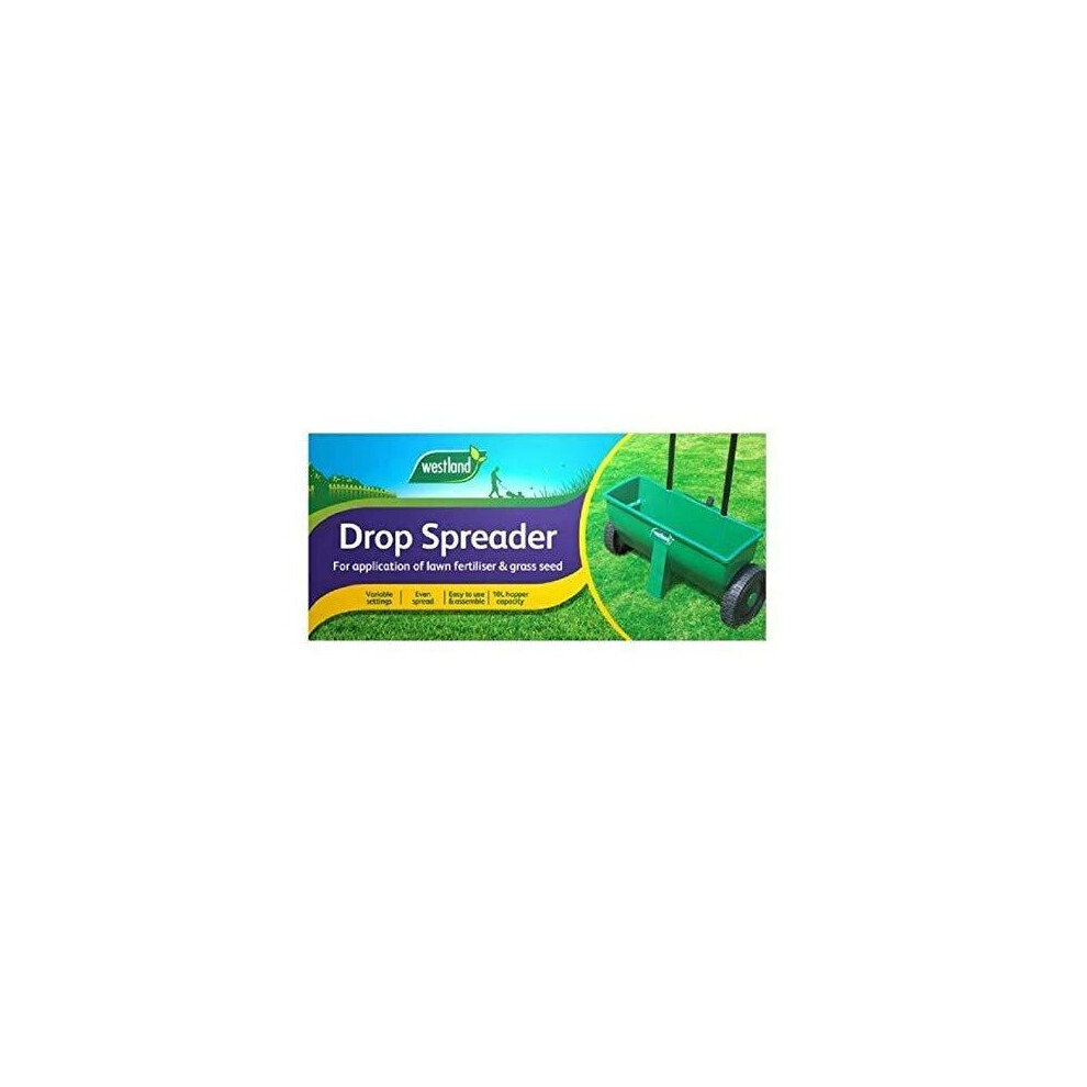 Westland Lawn Fertiliser Push Along Drop Wheeled Spreader