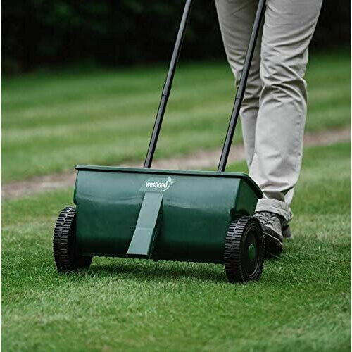 Westland Westland Lawn Fertiliser Push Along Drop Wheeled Spreader 1