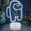 Among us 3D Illusion Desktop Lamp Coffee Table Decor LED Sensor Night Lamps 9