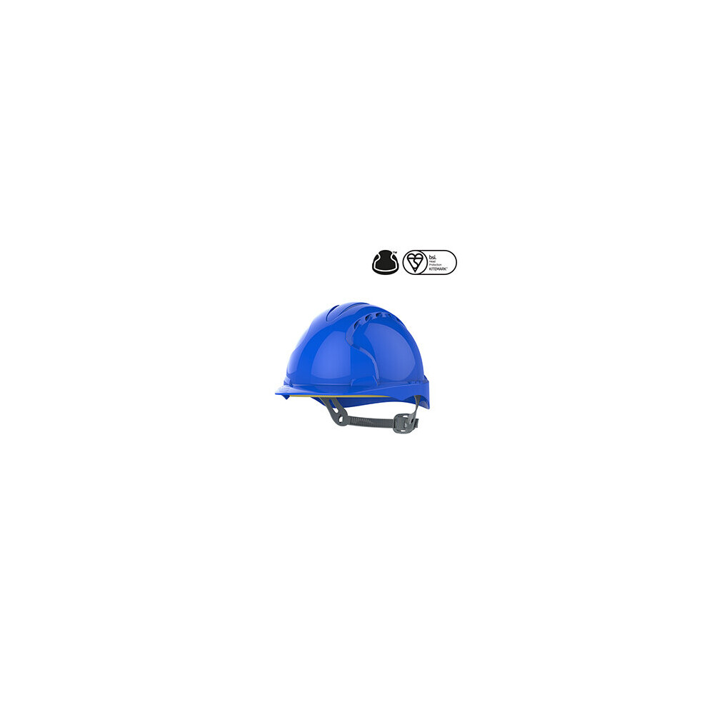 Jsp Ajf030-000-500 Evo 2 Vented Helmet Blue 5038428126007