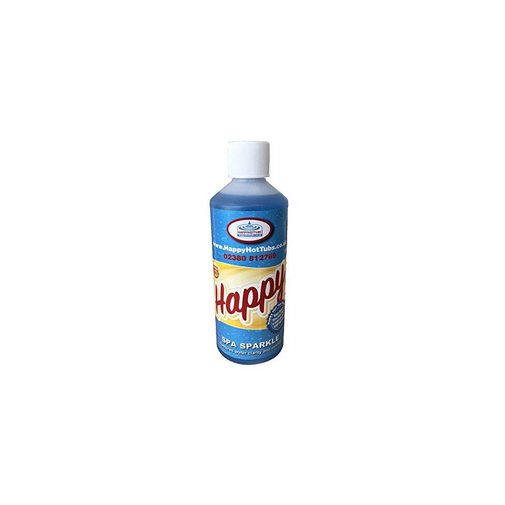 Happy Hot Tubs Spa Sparkle Clarifier 500ml Spas Tub CLEAR WATER FLOC