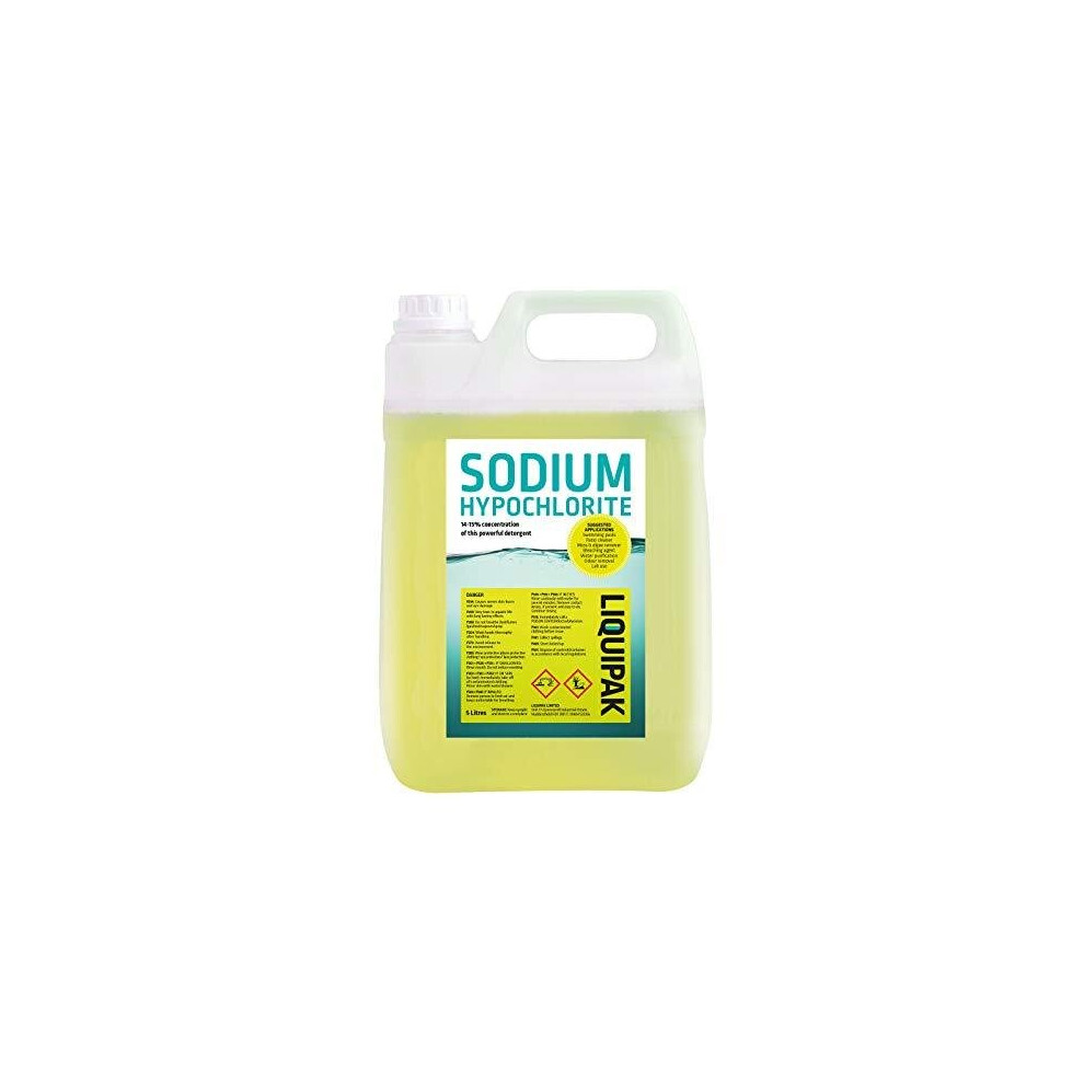 Liquipak Sodium Hypochlorite 14-15% Patio Cleaner/Swimming Pool Chlorine