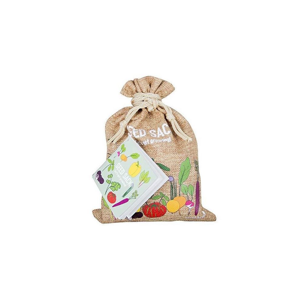 Scott&Co. New Scott & Co Seed Sack - The Seed Sack Contains 30 Different Varieties Of Seeds To Grow. Making It An Ideal Gift For Gardeners. Red