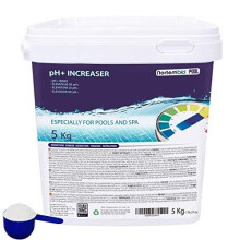 Nortembio Pool pH+ Plus 5 kg, Natural pH Increaser for Swimming Pool and Spa. Improves Water Quality, pH Regulator, Beneficial for Health. Developed