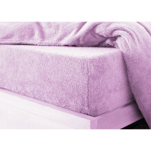 (Pink, Double) Teddy Extra deep Fleece Fur Fitted Bed Sheet