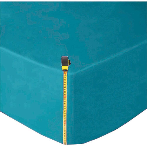 (Teal, Double) Extra Deep Fitted Sheets 16"/40CM  Bed Sheets