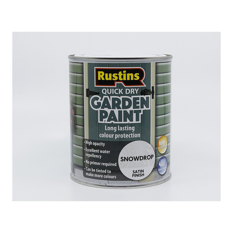 Rustins Garden Paint Snowdrop 750ml GAPSN750