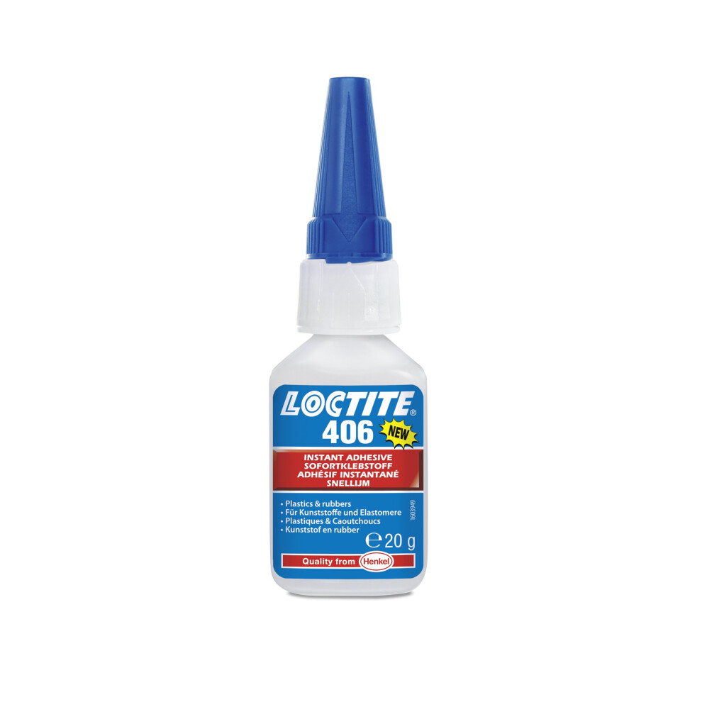 Loctite 406 20g Prism Instant Adhesive, Surface Insensitive - 1919335