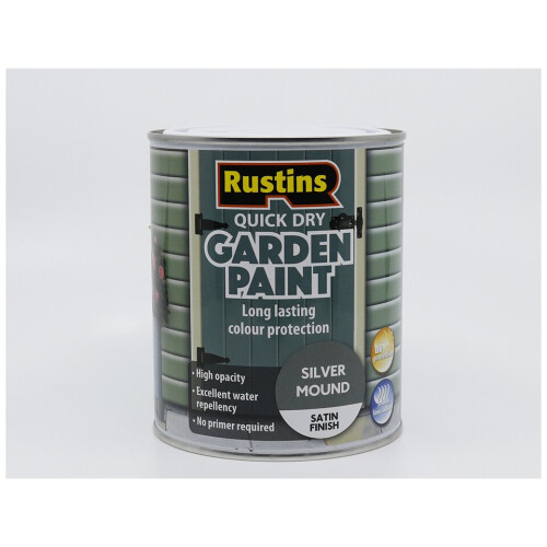 Rustins Rustins Garden Paint Silver Mound 750ml GAPSM750